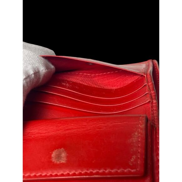 Rare Christian Louboutin Kios Spike Studs Punk Leather Bifold Wallet with COA - Picture 7 of 16